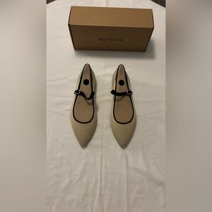 Rothy’s The Point Mary Jane Sand Stone